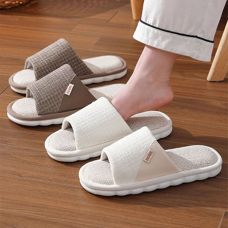 Linen Slippers Women And Men H - مراجعة Men'S Shoes To Women'S Size وسعره