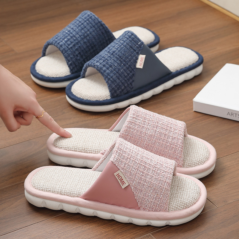 Linen Slippers Women And Men H - مراجعة Men'S Shoes To Women'S Size وسعره
