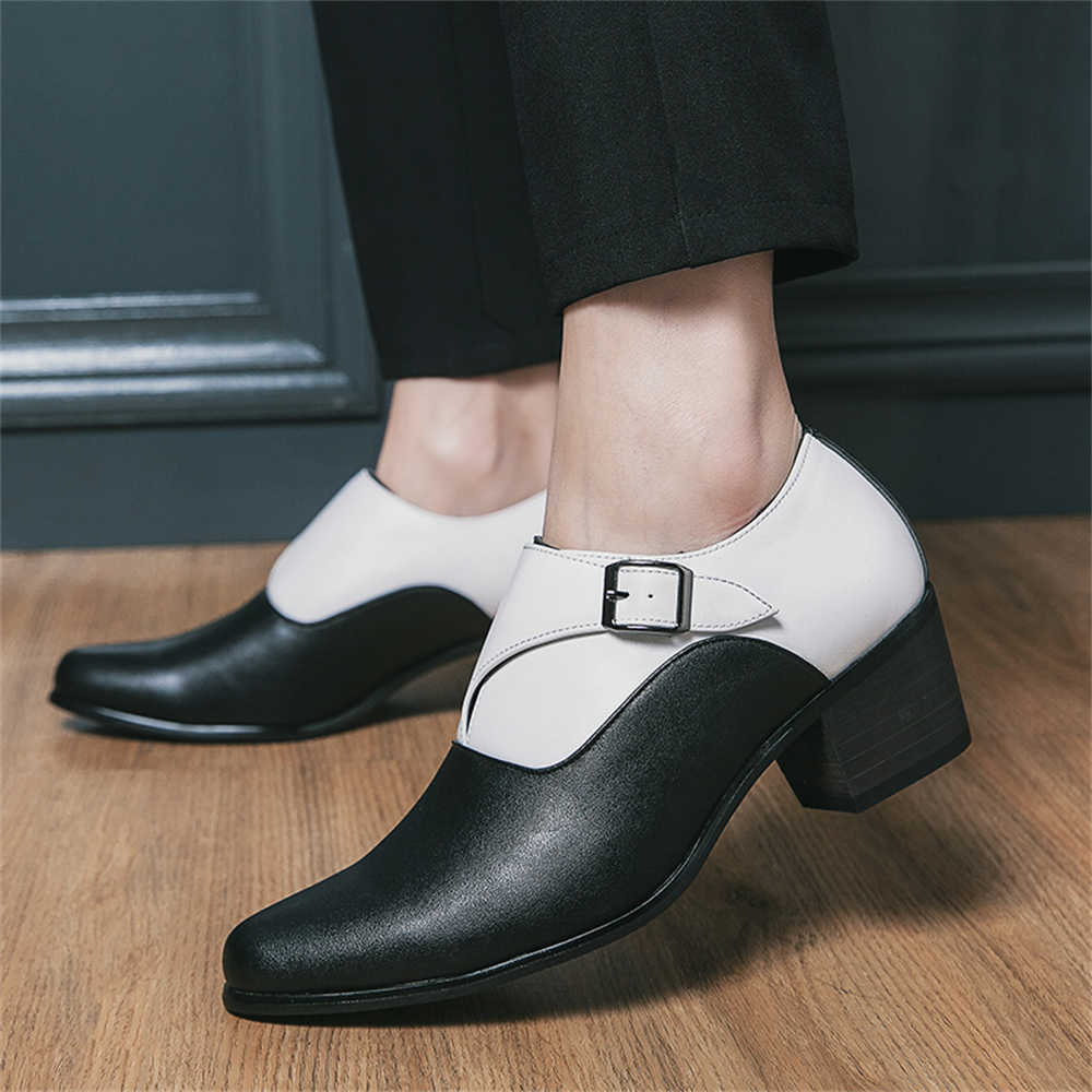 Normal Leather Ballroom Dancin - مراجعة Men Shoes High وسعره