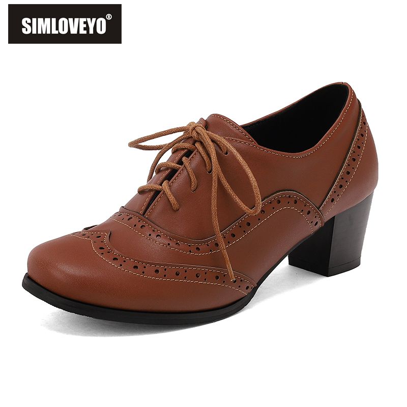SIMLOVEYO New Brown Women Pump - مراجعة Men'S Shoes Size 42 In Us وسعره