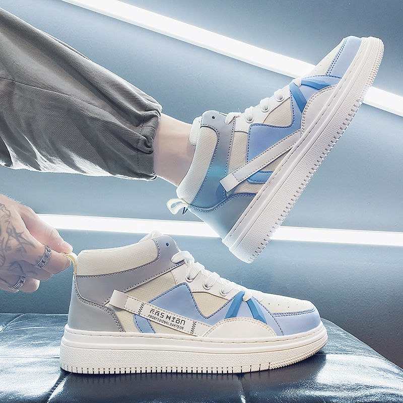 Men‘s Thick Sole White High To - مراجعة Canvas Sneaker High وسعره