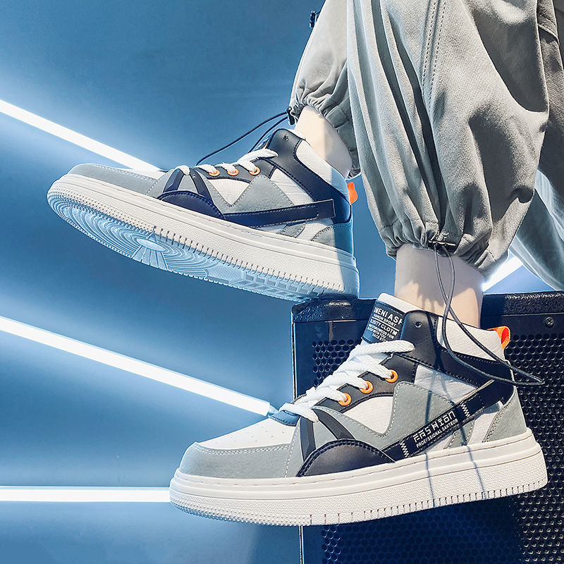 Men‘s Thick Sole White High To - مراجعة Canvas Sneaker High وسعره