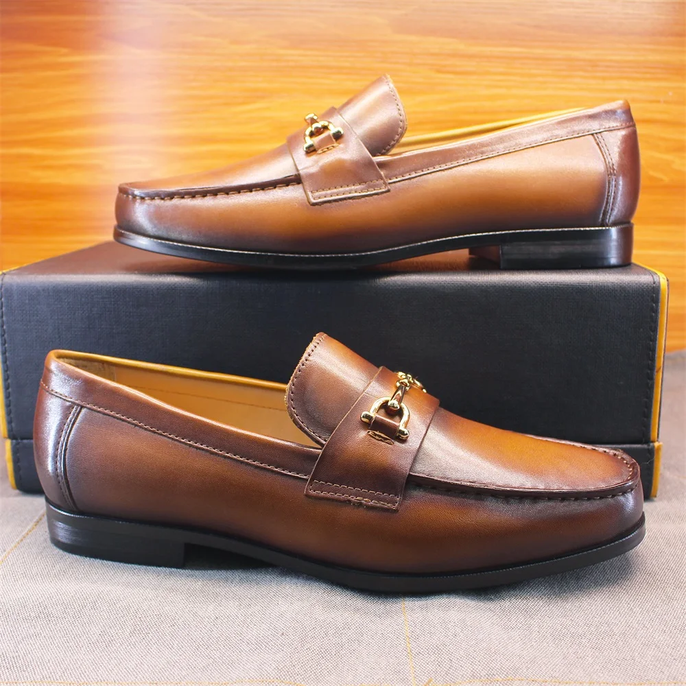 Men's Loafers Dress Shoes roun - مراجعة Loafer Slip On Men وسعره