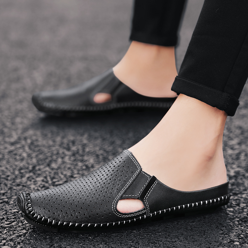 Half Slipper for Men Sandals 2 - مراجعة Men'S Shoes Hey Dude وسعره