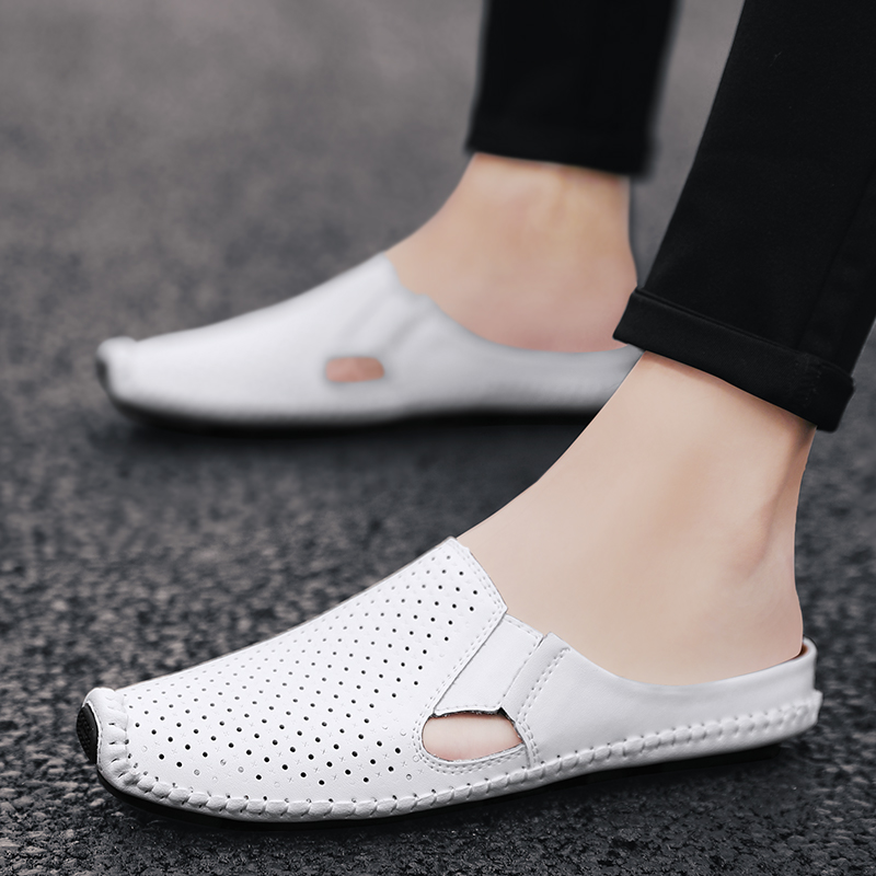 Half Slipper for Men Sandals 2 - مراجعة Men'S Shoes Hey Dude وسعره