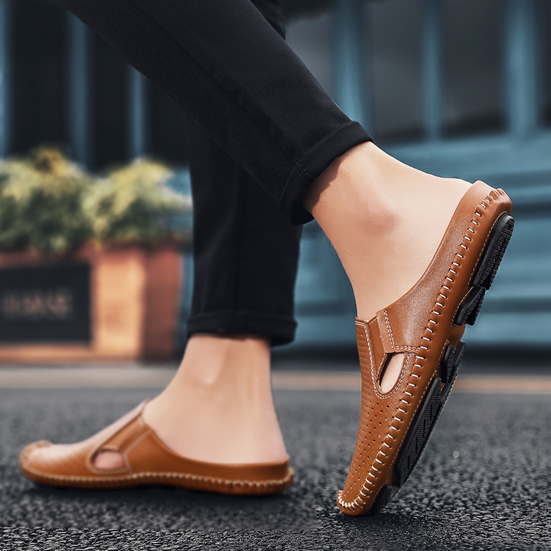 Half Slipper for Men Sandals 2 - مراجعة Men'S Shoes Hey Dude وسعره