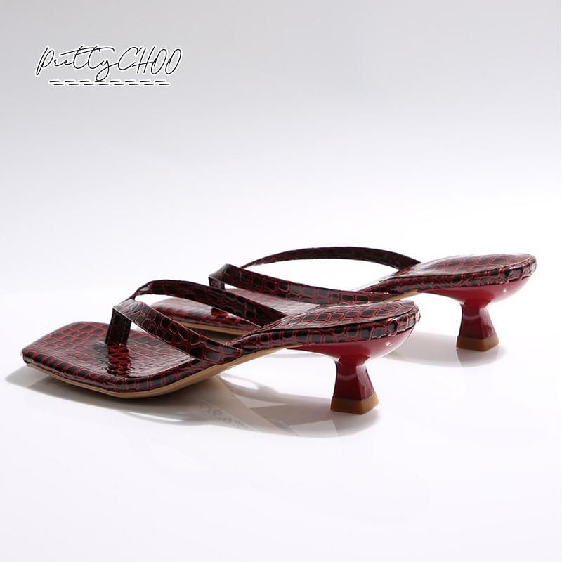 Crocodile Print Kitten Heel Fl - مراجعة Men'S Shoes To Women'S وسعره